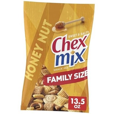 Chex Mix Snack Mix, Sweet and Salty Snack Bag, 13.5 Ounce (Pack of 1) Honey Nut
