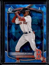 2025 Bowman Sapphire Franklin Arias Chrome 1st Prospect #BCP-67 Red Sox