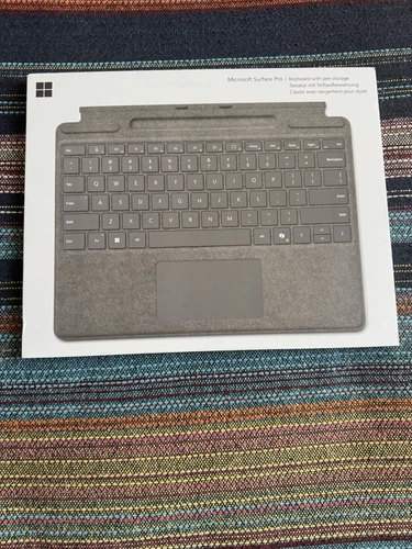 [ Neu] Microsoft Surface Pro X 8 9 11 Signature Tastatur QWERTZ-DE [ Platin]