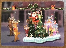 Disneyland 30 Years Christmas Fantasy Parade Magic Key Lenticular Card #4