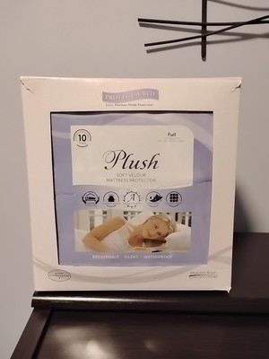 Protect A Bed Mattress Cover Only Soft Velor Plush Size Full 54 In By 75 In...