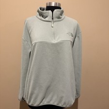 The North Face Quarter Zip Mint Women's Fleece Pullover Size XL