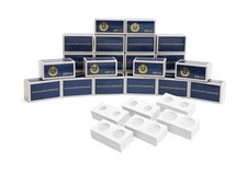 2400PCS Coin Flips in 6 Sizes Cardboard Coin Holders for Colletors 2x2 inch C...