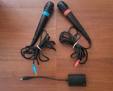 PS2 Singstar Microphones W/ USB Dongle