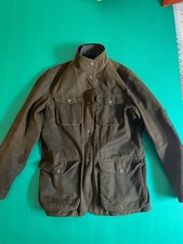Barbour Ogston Wax Jacket - Taglia M - Oliva - Come Nuova (Small Flaw)