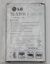New OEM Original LG BL-53YH Battery for LG G3 VS985 D850 D851 D852 LS990 3000mAh