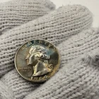 1964-Washington Quarter Gem BU Monster Rainbow Toned ☆ Stunning ☆