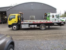 2008 International Cf600 Rollback With 19ft Chevron Aluminum Bed