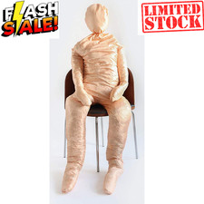 Folat 22428 Deko-Figur: lebensgroße Dummy Puppe, Textil, befüllbar, Braun  