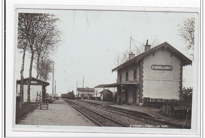 St-ANDRE-de-CORCY: Der Bahnhof (BAHNHOF) - Zustand