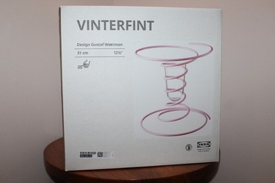 IKEA GUSTAF WESTMAN VINTERFINT VASE CURLED PINK 12.25