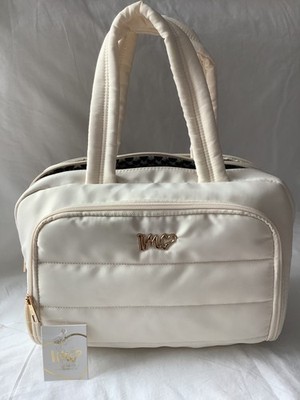 IMO Imoshion USA Cream Softside Travel Toiletry Cosmetic Multi-Use Bag New W/Tag