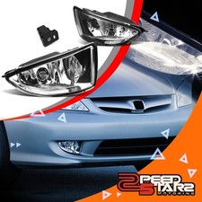 Clear Lens Pair Driving Fog Light Lampsswtich For 04-05 Civic Non Si 24dr