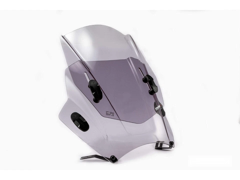 Puig Adjustable Twin Screen Light Smoke for Triumph Street Twin (16-19) - Image 4 of 4