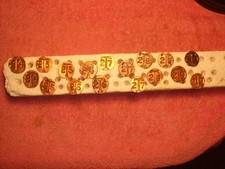 1924-1929 TEXAS COPPER POLE DATE NAILS-total 17 – Lot #83 (railroad)