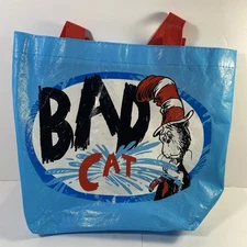 Cat In The Hat Shopping Tote Bag Red Blue White 2014