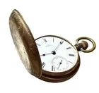 Antique A W Co Waltham Pocket Watch- Gold