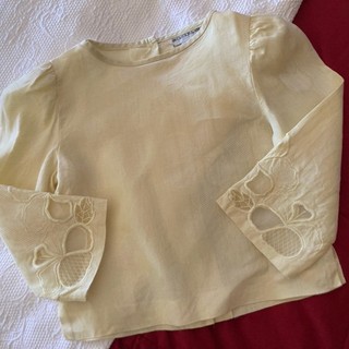 UMI Collections by Anne Crimmins Delicate Linen Vntge BlouSe ToP Sz 4 Hong Kong