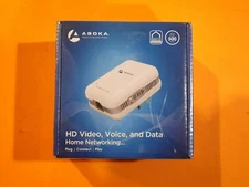 Asoka PlugLink ETH-500 High Speed 500 Mbps HomePlug Powerline Ethernet Adapter