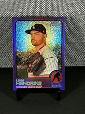 2022 TOPPS HERITAGE #6 LIAM HENDRICKS CHROME PURPLE REFRACTOR WHITE SOX