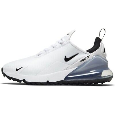 Nike Air Max 270 Golf Shoes Men's Size 14 US White Black Nike Air Max 270 Golf Shoes Men's Size 14 US White Black
