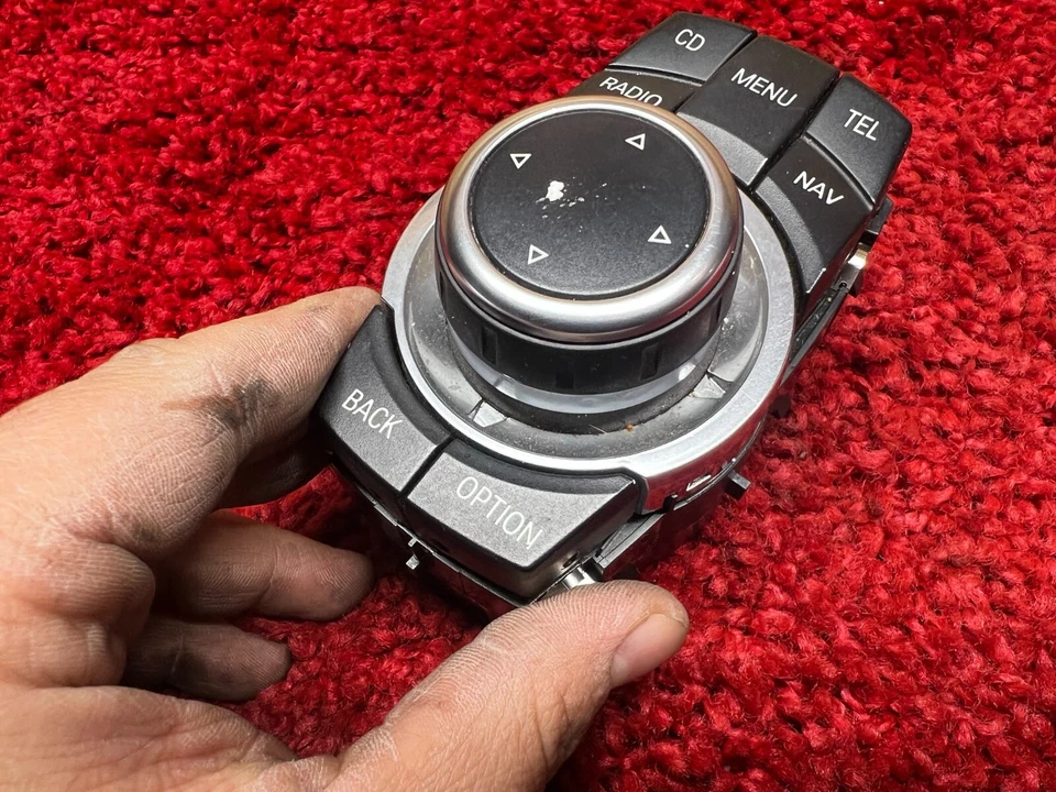BMW E92 E70 E60 E82 NAVEGACIÓN IDRIVE CONTROLADOR JOYSTICK PERILLA RATÓN OEM 86K Foto 3 de 4