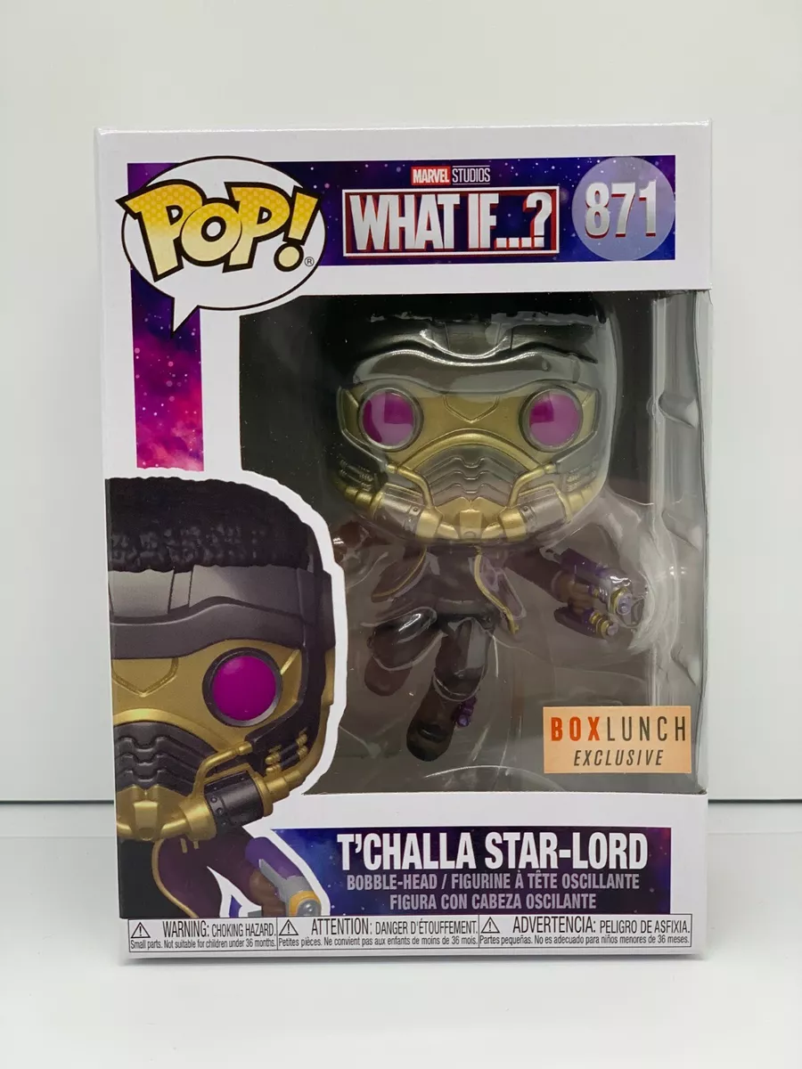 Funko Pop Marvel #871 What If? T'Challa Star-Lord - IN HAND