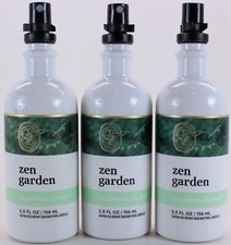 QTY 3 - Bath Body Works Aromatherapy ZEN GARDEN Essential Oil Body Mist -5.3oz