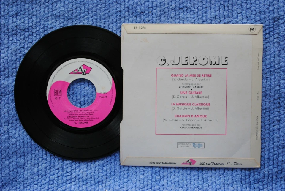 C.JEROME / EP AZ EP 1276 / BIEM 1969 (F) - Photo 2/2