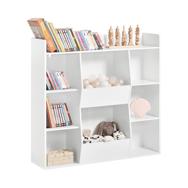 Sobuy BüCherregal Kinderregal Aufbewahrungsregal Spielzeugregal KMB55-W-image