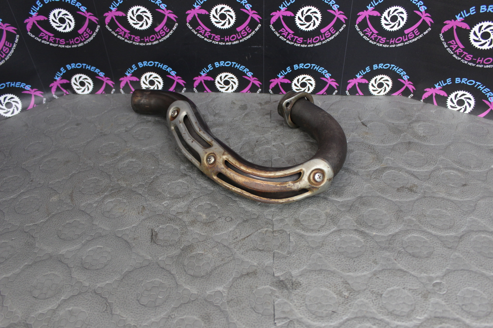 1998 yamaha wr400f yz400 yz400f yz426f OEM EXHAUST PIPE CHAMBER HEADER eBay