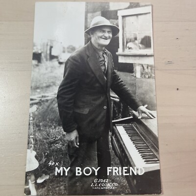 post card the LL cook co. 1942  my Boy Friend  Milwaukee WI.