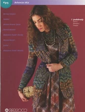 Bohemian Mix - Berroco Knitting Pattern Book #315 - 9 Designs for Women