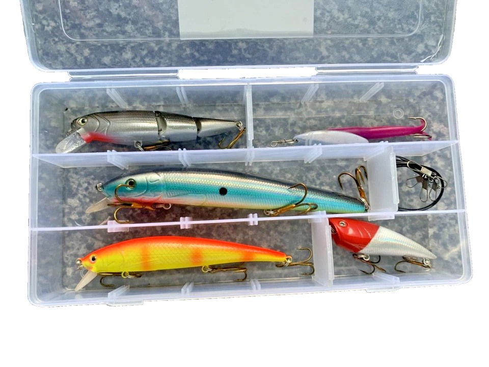 4x Hecht Barsch Stecker i x Flying C 4x Drahtvorfächer mit Wirbel und Schnellspanner - Bild 2 von 2