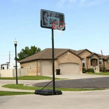 Adjustable Portable Basketball Hoop, 44 Inch HDPE Plastic Impact®