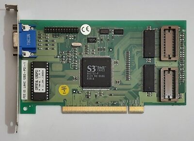 miro Crystal 12SD PCI Graphics Card (S3 Trio32, 86C732-P, 1MB, Retro, 1995)