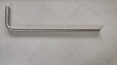 Edelstahl Antennenmast L-Winkel 35mm | 102cm x 26cm | RTK & Wetterstation Halter