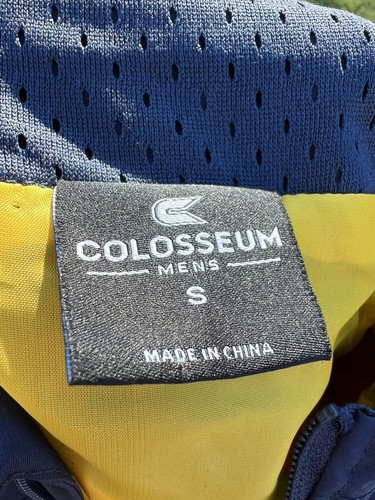 (S) Colosseum Michigan Wolverines Men's T1000 1/2 Zip Anorak GO BLUE Jacket - Picture 14 of 23