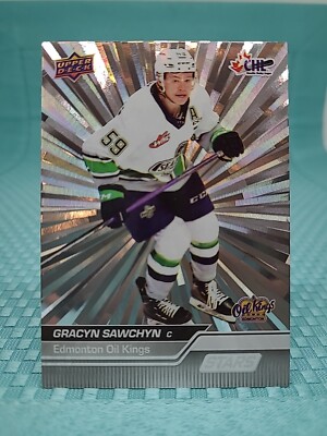 2023-24 Upper Deck CHL Silver Outburst Parallel Gracyn Sawchyn Stars #309