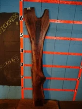 #A1034    1 1/4" THICK  black walnut Live Edge Slab KILN DRIED and PLANED