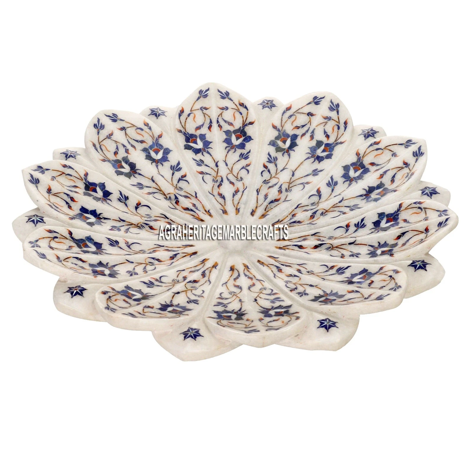 Marble Floral Dinnerware Bowls