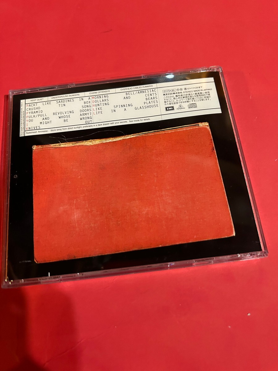 RADIOHEAD Amnesiac JAPAN EDITION RELEASE CD TOCP-65800 Thom Yorke