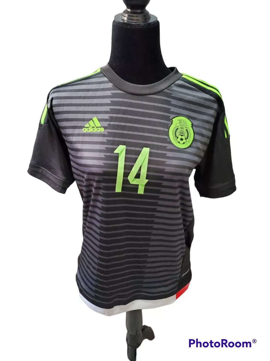 Mexico Away 10/11 adidas Soccer Jersey - Black/Green/Red