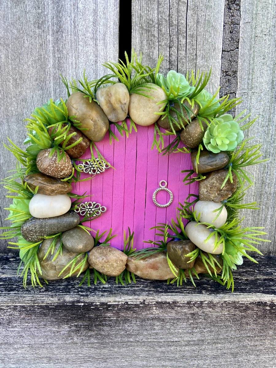Hobbit Door. Fairy gnome Door. Handmade Miniature Decorative Item