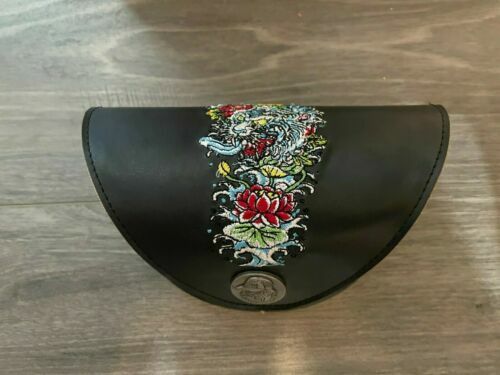 Ed Hardy Sunglasses Rose With Thorn - Blue with Case and Box  display picture 2