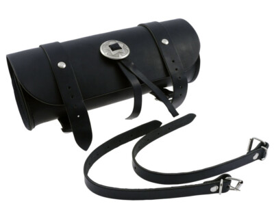 Werkzeugrolle Werkzeugtasche High Quality, 1 Concho, Leder, Motorrad, Chopper
