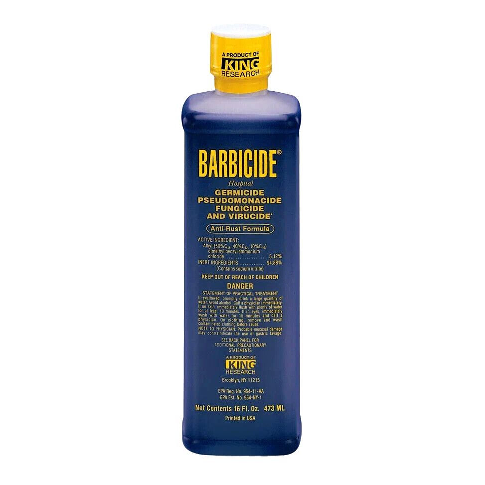 Barbicide Disinfectant Concentrate Solution Anti Rust Formula Germicidal 473mL - Image 5