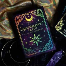 Crystalstruck Tarot (GOLD) Deck by Moonstruck Crystals, Kara Pavlik