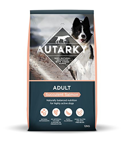 Autarky Hypoallergenic Adult Dry Dog Food, Succulent Salmon, 12 kg | Complete working dog food, wheat gluten and soya free, omega 3, naturally palatable salmon and rice, digestive support - Image 5
