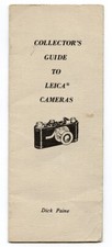 Rare Vintage "Collector's Guide to Leica Cameras"